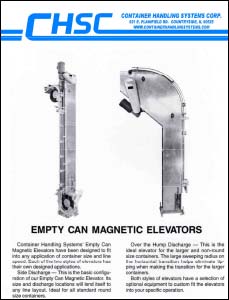 Magnetic empty can Elevators/Lowerators Brochure