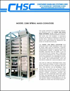 Spiral Mass Conveyor Brochure